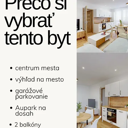 Flexihome Sk - Jantarova - 65m2 - 2 Bedroom - Garage Parking * Košice