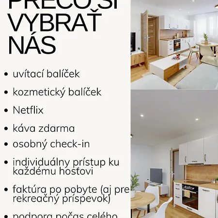Flexihome Sk - Jantarova - 65m2 - 2 Bedroom - Garage Parking *